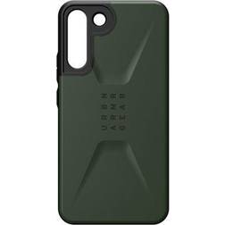 UAG URBAN ARMOR GEAR Designed for Samsung Galaxy S22 Plus Case Green Olive Sleek Ultra-Thin Shock-Absorbent Civilian Protective Cover, [6.6 inch Screen]